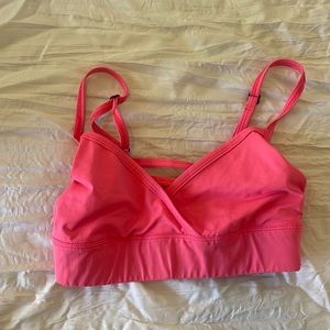 hehe hot pink bikini top
